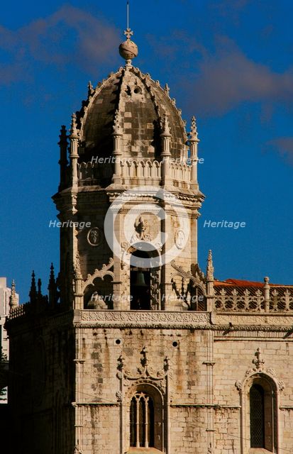 Detail of the exterior of Jeronimos Monastery, Lisbon, Portugal, 2008. Creator: Unknown.