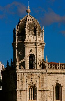 Detail of the exterior of Jeronimos Monastery, Lisbon, Portugal, 2008. Creator: Unknown