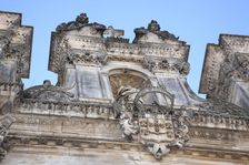 Detail of the facade of the Monastery of Alcobaca, Alcobaca, Portugal, 2009. Artist: Samuel Magal