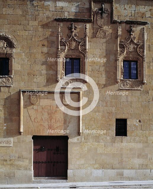 Detail of the façade of the Palace of Dr. Abarca Maldonado, now houses the museum of the city of …