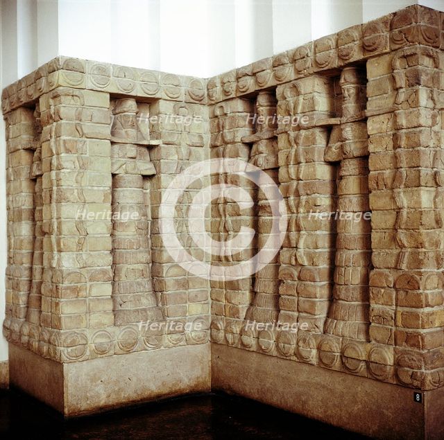 Detail of the Facade of the Temple of Innana, Uruk, c1475 BC. Artist: Unknown