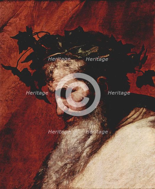 Detail of the Head of Bacchus, c1636. Creator: Jusepe de Ribera.