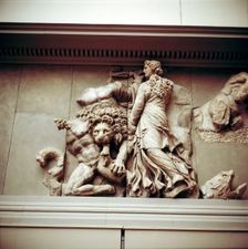 Detail of the North frieze of the Altar of Zeus from Pergamon, c180-c159 BC
