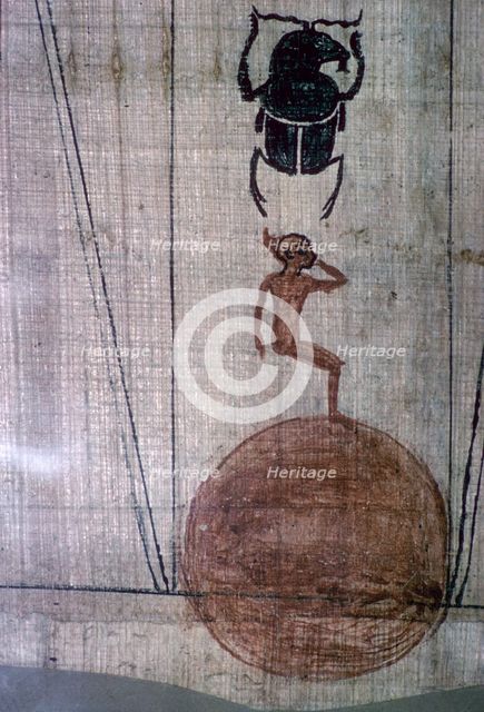 Detail of the papyrus of Queen Nejmet. Artist: Unknown
