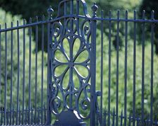 Detail of the railings on the parapet of the Iron Bridge, Ironbridge, Shropshire, c2000s(?)