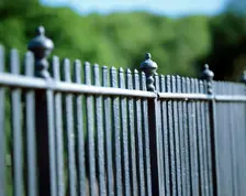 Detail of the railings on the parapet of the Iron Bridge, Ironbridge, Shropshire, c2000s(?)