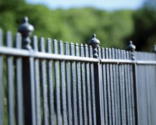Detail of the railings on the parapet of the Iron Bridge, Ironbridge, Shropshire, c2000s(?)
