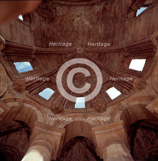 Detail of the rib vault of the church of the old monastery of the Cistercian Abbey of Santa Maria…