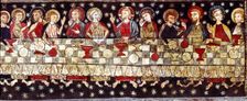 Detail of the Sacrament of the altar front Master of Soriguerola from the parish of Estoll, in …