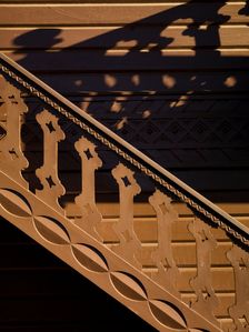Detail of the stairs of the Swiss cottage, Osborne House, East Cowes, Isle of Wight, 2007. Artist: Historic England Staff Photographer