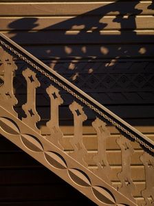 Detail of the stairs of the Swiss cottage, Osborne House, East Cowes, Isle of Wight, 2007. Artist: Historic England Staff Photographer