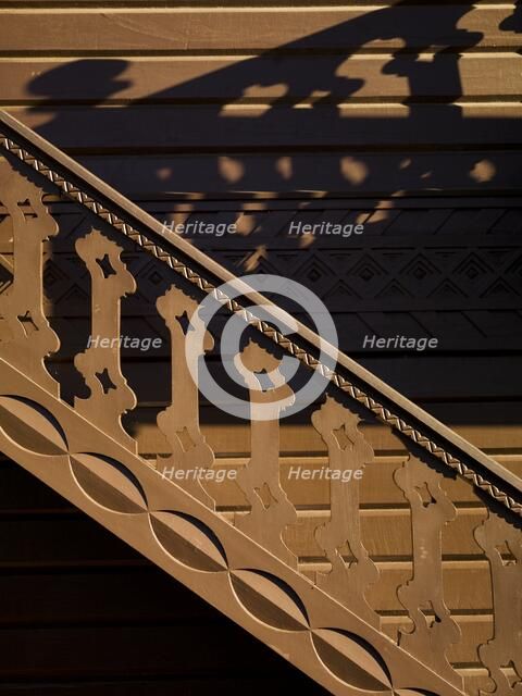 Detail of the stairs of the Swiss cottage, Osborne House, East Cowes, Isle of Wight, 2007. Artist: Historic England Staff Photographer.