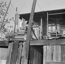 Detail of the structure of a Negro home, Washington (southwest section), D.C., 1942. Creator: Gordon Parks