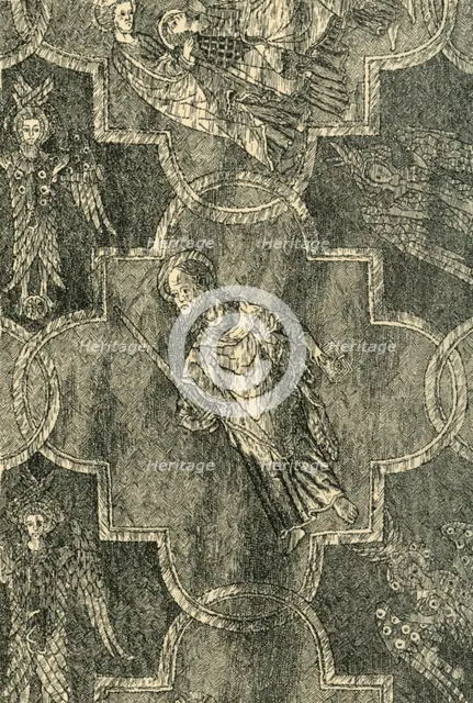 Detail of the Syon Cope, 1310-1320. (1881). Creator: J. I. Williamson.
