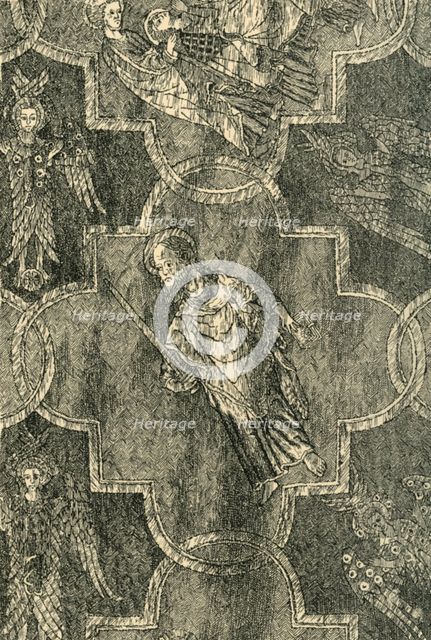 Detail of the Syon Cope, 1310-1320. (1881). Creator: J. I. Williamson.