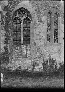 Detail of windows at a church probably in Worcestershire, c1938. Creator: Marjory L Wight