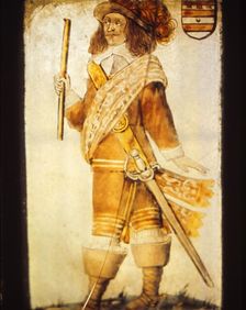 Detail of window at St. Chads Church, Farndon, Cheshire, 20th century. Artist: CM Dixon