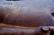 Detail from colossal statue of Rameses II, Memphis, Egypt, c13th century BC