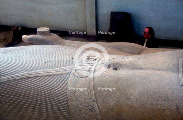 Detail from colossal statue of Rameses II, Memphis, Egypt, c13th century BC. Artist: Unknown