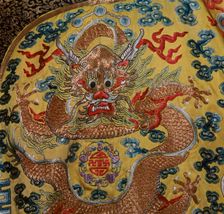 Detail from Chinese Emperor's court robe, 19th century