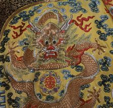 Detail from Chinese Emperor's court robe, 19th century