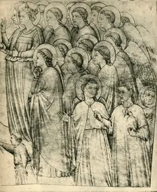 Detail from Allegory of Poverty early-mid 14th century, (1943). Creator: Follower of Giotto