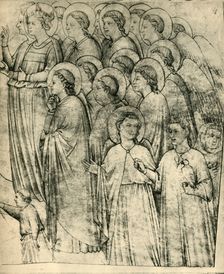 Detail from Allegory of Poverty early-mid 14th century, (1943). Creator: Follower of Giotto