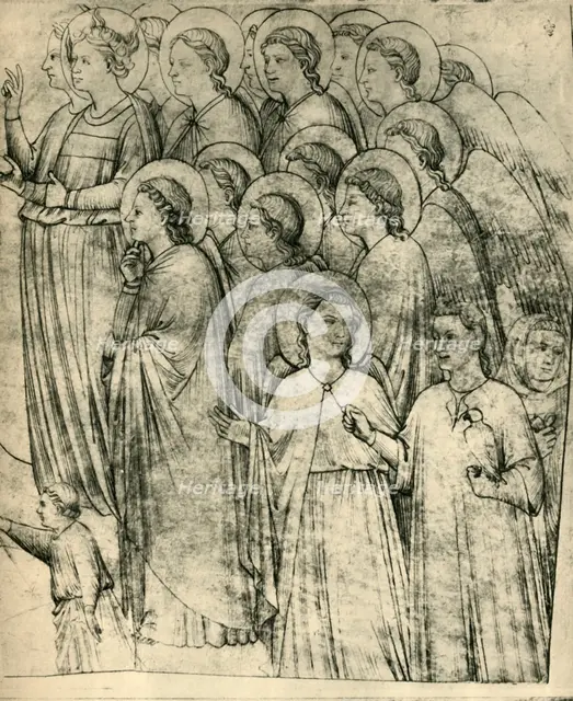 Detail from 'Allegory of Poverty', early-mid 14th century, (1943).  Creator: Follower of Giotto.