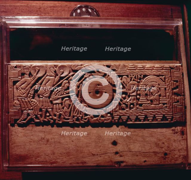 Detail from Franks Casket', whalebone Northumbrian work, c700. Artist: Unknown.