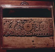 Detail from Franks Casket whalebone Northumbrian work, c700