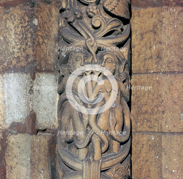 Detail from Lincoln Cathedral, 12th century. Artist: Unknown