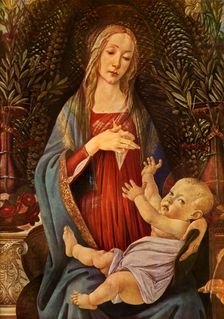 Detail from Madonna and Child with both Saints John 1485, (1937). Creator: Sandro Botticelli