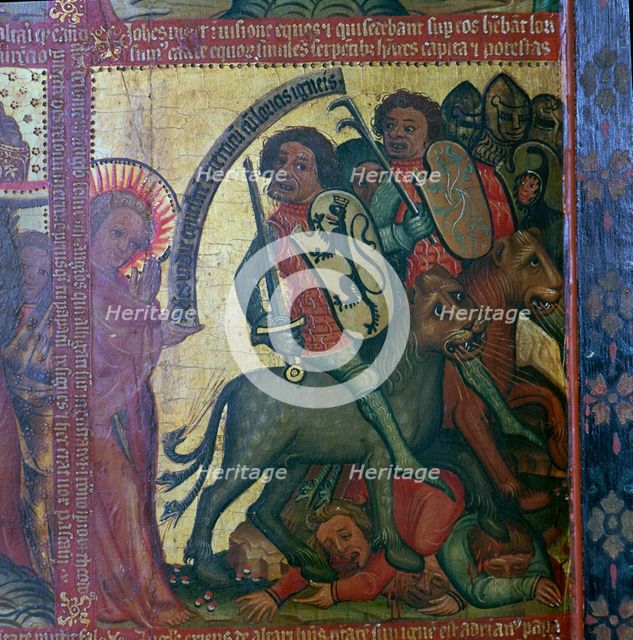 Detail from the 'Altar of the Apocalypse', 14th century. Artist: Master Bertram of Hamburg