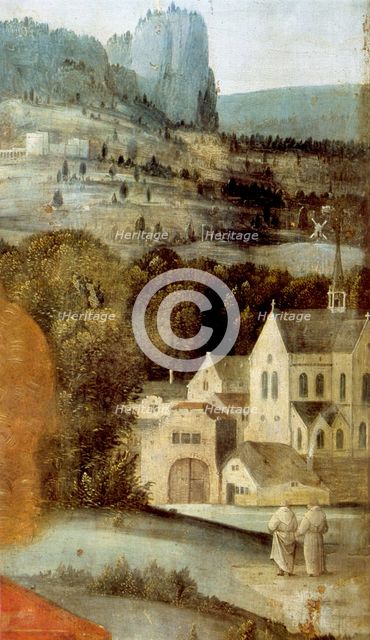 Detail from the altarpiece of St Anthony, 16th century. Artist: Anon
