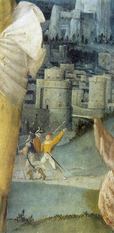 Detail from the altarpiece of St Anthony, 16th century. Artist: Anon