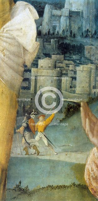 Detail from the altarpiece of St Anthony, 16th century. Artist: Anon