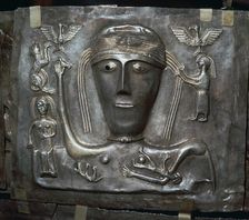 Detail from the Celtic Gundestrop Cauldron, 3rd century