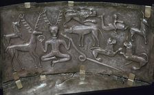 Detail from the Celtic Gundestrop Cauldron, 3rd century