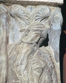 Detail from the church of St Pierre, 12th century