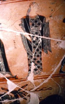 Detail from the Francois Vase, Thetis, c6th century BC. Artists: Ergotimos, Kleitias