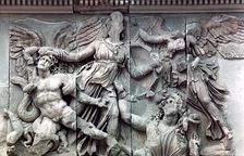 Detail from the Great Frieze of the Pergamon Altar, 180-159 BC