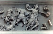 Detail from the Great Frieze of the Pergamon Altar, 180-159 BC