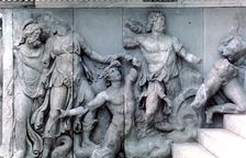 Detail from the Great Frieze of the Pergamon Altar, 180-159 BC