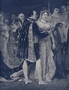Detail from the Religious Marriage of Napoleon and Maria Louisa 2 April 1810, (1896). Artist: JW Evans
