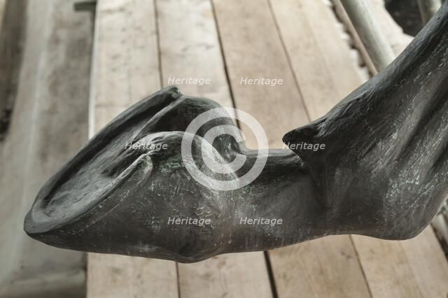 Detail, quadriga statue, Wellington Arch, Hyde Park Corner, Westminster, London, c2015. Artist: Derek Kendall.