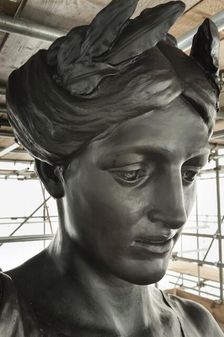 Detail, quadriga statue, Wellington Arch, Hyde Park Corner, Westminster, London, c2015. Artist: Derek Kendall