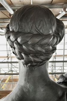 Detail, quadriga statue, Wellington Arch, Hyde Park Corner, Westminster, London, c2015. Artist: Derek Kendall