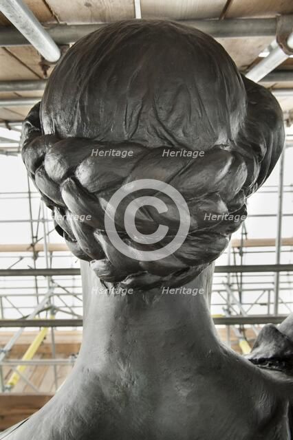 Detail, quadriga statue, Wellington Arch, Hyde Park Corner, Westminster, London, c2015. Artist: Derek Kendall.