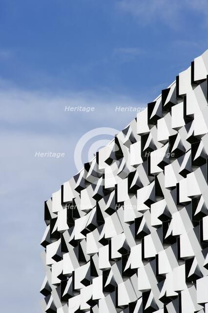 Detail view of the building known as the 'Cheese Grater', Sheffield, South Yorkshire, 2009. Artist: Historic England Staff Photographer.