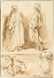Details from the Adoration of the Magi and the Pool at Bethesda, 1774. Creator: Jean Claude Richard Saint-Non